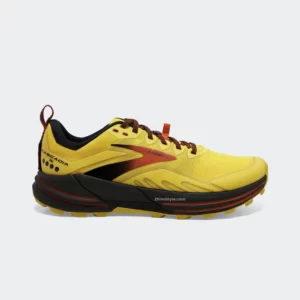 کفش تریل رانینگ بروکس مدل Cascadia 16 - 1103761D745 رنگ زرد